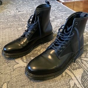 Aldo-Black military style boots -men’s size 10